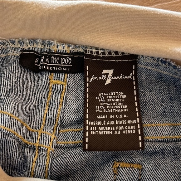 7 For All Mankind A Pea in a Pod Collection Maternity Jeans - Picture 5 of 10